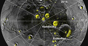 Pierwsze optyczne obserwacje lodu na Merkurym