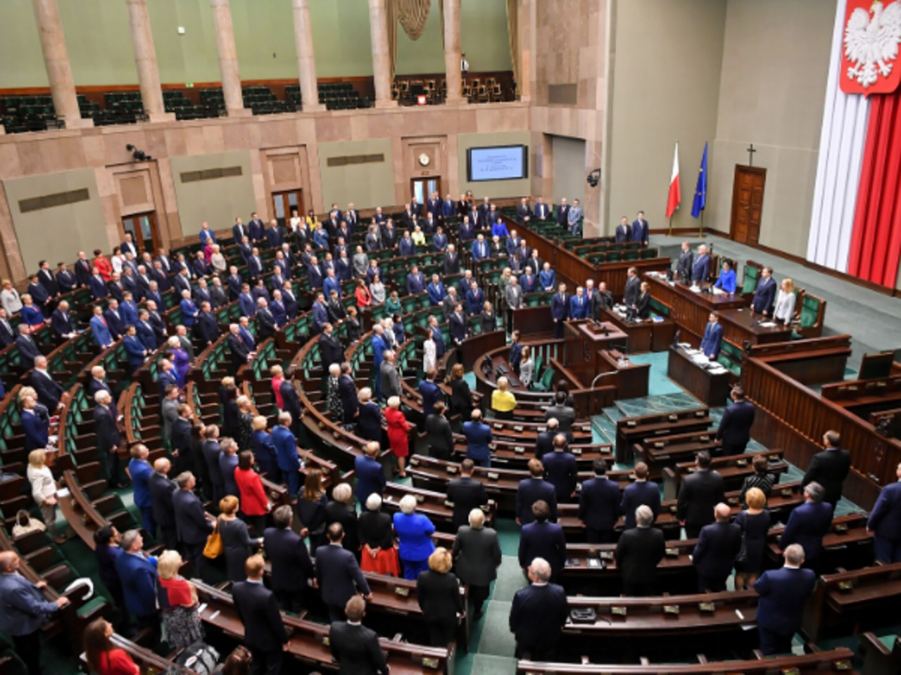 Pierwsze posiedzenie nowego Sejmu 12 listopada