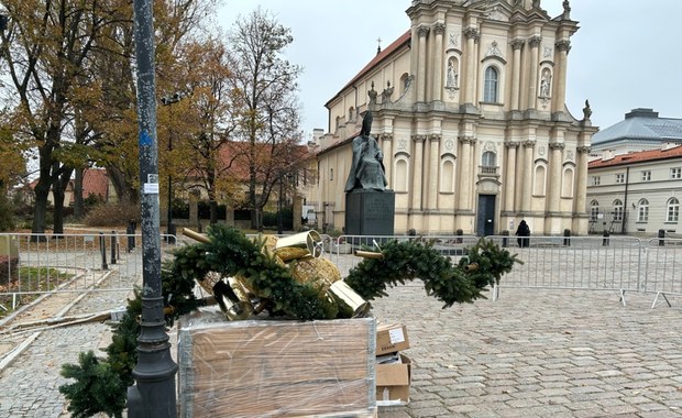 Pierwsze świąteczne ozdoby już są w Warszawie