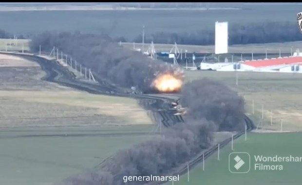 Pierwsze takie nagranie. Ukraińcy zaatakowali na terenie Rosji