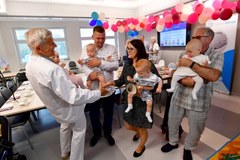 Pierwsze urodziny szczecińskich czworaczków w szpitalu "Zdroje"