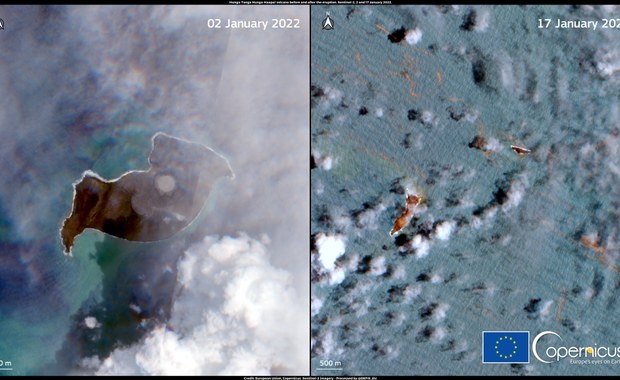 Pierwsze zdjęcia z wysp Tonga po erupcji wulkanu. Mieszkańcy odcięci od świata