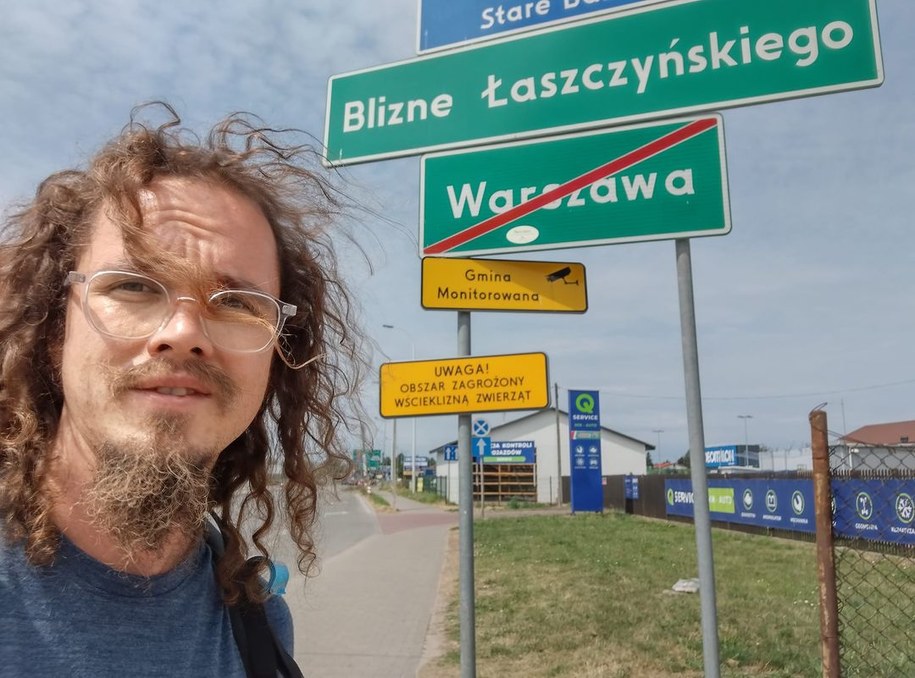 Pierwszego dnia Marek opuścił Warszawę i dotarł do Kampinosu. /Marek Mikulski /