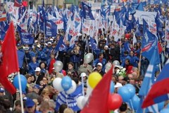 Pierwszomajowe pochody w Rosji