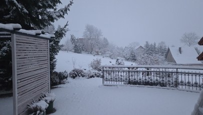 Pierwszy atak zimy. Na południu kraju zrobiło się biało 