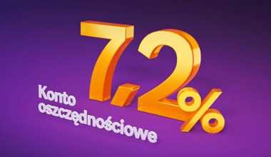 Pierwszy bank z 7,2% na koncie oszczędnościowym do 100 tys. złotych 