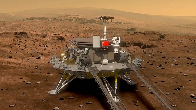 Pierwszy chiński łazik wysłał zdjęcie Marsa i przygotowuje się do lądowania na powierzchni /Geekweek