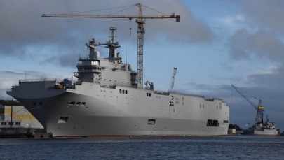 Pierwszy Mistral wyszedł w morze z rosyjską załogą