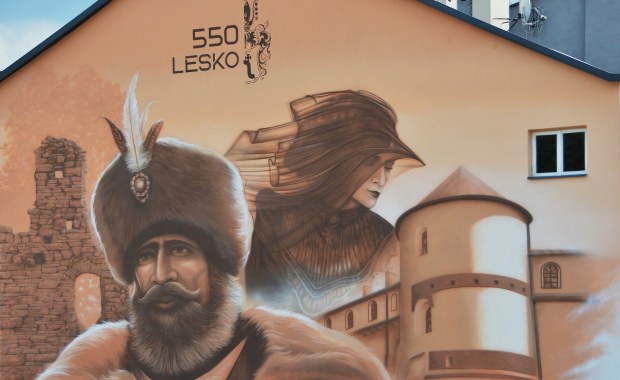 Pierwszy mural upamiętnia 550-lecie uzyskania praw miejskich