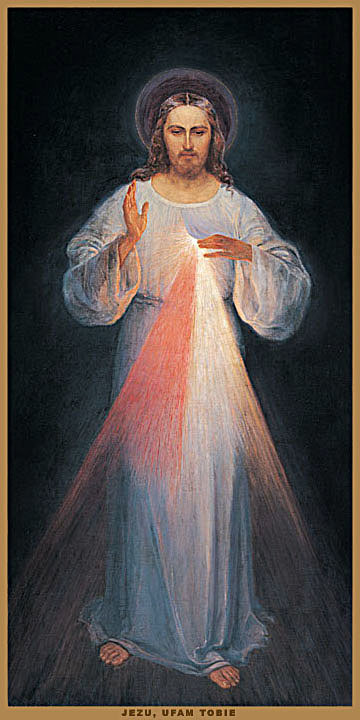 Pierwszy obraz Jezusa Miłosiernego, namalowany przez Eugeniusza Kazimirowskiego /INTERIA.PL