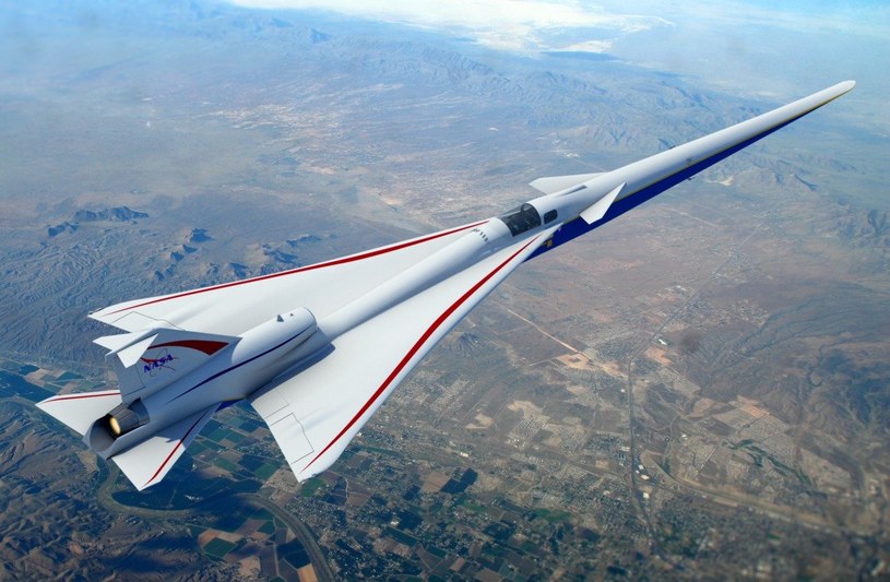 Pierwszy samolot supersoniczny już powstaje - to X-59 /materiały prasowe