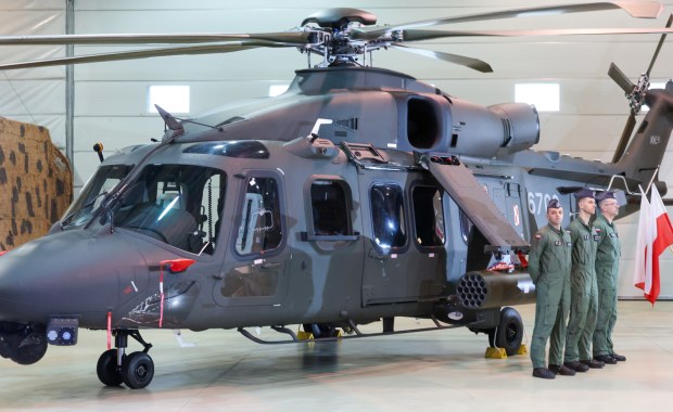 Pierwszy śmigłowiec AW-149 z polskiej linii produkcyjnej