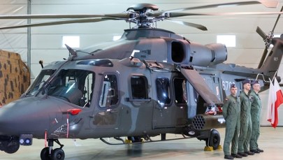 Pierwszy śmigłowiec AW-149 z polskiej linii produkcyjnej