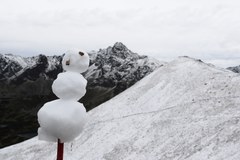 Pierwszy śnieg na Kasprowym Wierchu 