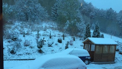 Pierwszy śnieg tej jesieni [WASZE ZDJĘCIA]