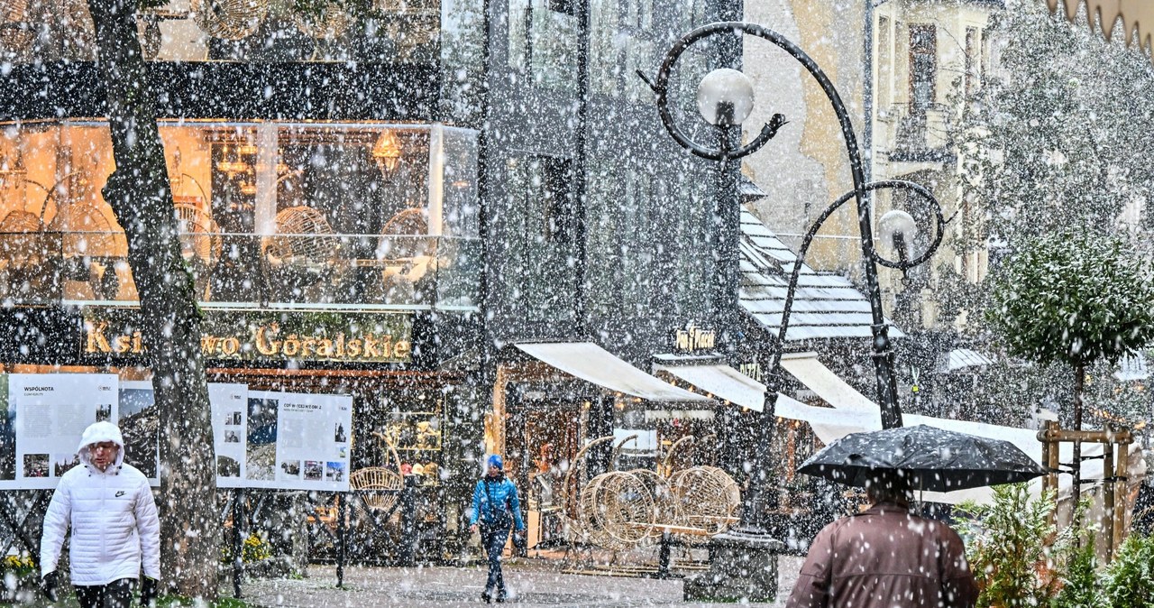 Pierwszy śnieg w Zakopanem 9 października 2023 roku /pawel murzyn /East News