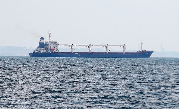 Pierwszy statek z ukraińskim zbożem z Odessy płynie zgodnie z planem