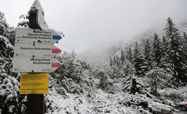 Pierwszy stopień zagrożenia lawinowego w Tatrach