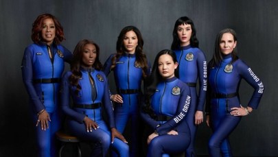 Pierwszy taki lot od ponad 60 lat. Na pokładzie m.in. Katy Perry [ZOBACZ]