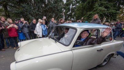 Pierwszy trabant, który 25 lat temu przejechał Ullitz