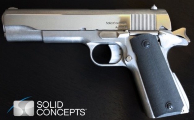 Pierwszy w pełni metalowy pistolet z drukarki 3D /materiały prasowe