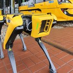 Pies-robot odwiedził Tramwaje Warszawskie 