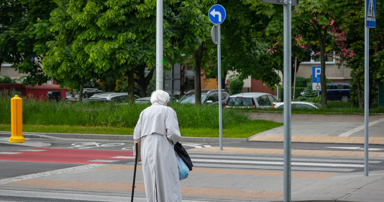 Pieszy wchodzący na wysepkę powinien ponownie upewnić się że kierowcy ustąpią mu pierwszeństwa / Arkadiusz Ziolek /East News