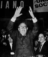 Pietro Nenni na kongresie zjednoczeniowym włoskich socjalistów, 30 IX 1966 /Encyklopedia Internautica