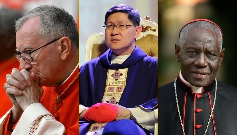Pietro Parolin, Luis Antonio Tagle, Robert Sarah /Vandeville Eric/ABACA/Abaca/AFP /East News