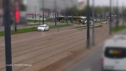 Pijacki rajd pseudotaksówkarza w Olsztynie [ZOBACZ NAGRANIE]