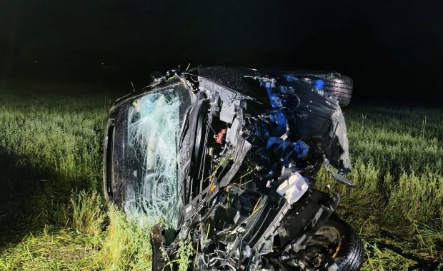 Pijana kobieta w ciąży dachowała z 6-latkiem! Szokujący wypadek na Podlasiu