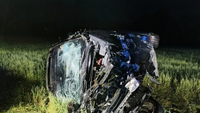 Pijana kobieta w ciąży dachowała z 6-latkiem! Szokujący wypadek na Podlasiu