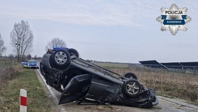 Pijana matka dachowała na Mazowszu. Miała 3 promile alkoholu w organizmie. NAGRANIE