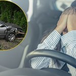 Pijana matka za kierownicą wpadła w poślizg. Dwójka dzieci w aucie
