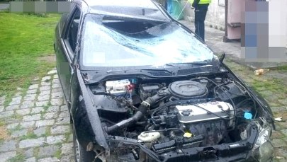 Pijany 16-latek spowodował wypadek samochodowy