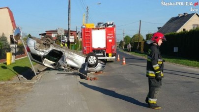 Pijany 20-latek spowodował groźny wypadek. Policja publikuje film