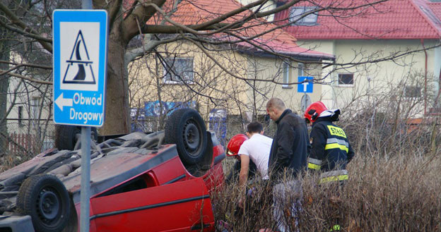 Pijany 25-letni Mateusz S., kierowca BMW, wjechał w grupę pieszych /Fot. Pawel Ukrainski /Reporter