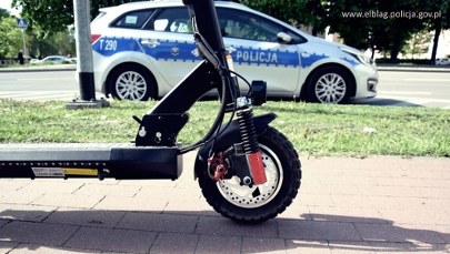 Pijany 39-latek wjechał hulajnogą w sygnalizator świetlny