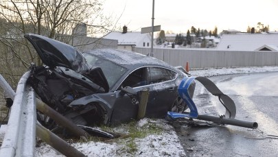 Pijany biegacz narciarski spowodował wypadek 