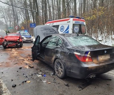 Pijany kierowca BMW doprowadził do czołowego zderzenia. Finał był tragiczny