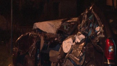 Pijany kierowca ciężarówki uciekł z miejsca wypadku