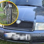 Pijany kierowca potrącił rowerzystkę i odjechał