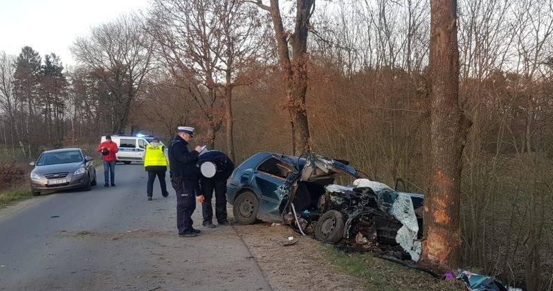 Pijany kierowca przeżył, pasażer zginął /Policja