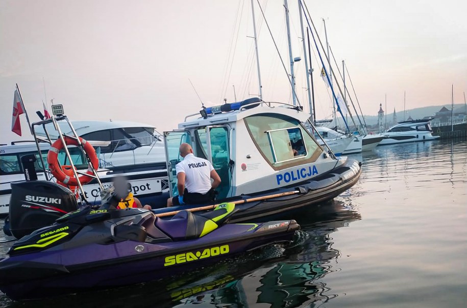 Pijany sternik próbował uciekać przed policją /KWP Gdańsk /Policja