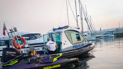 ​Pijany sternik przestraszył plażowiczów i próbował uciekać przed policją
