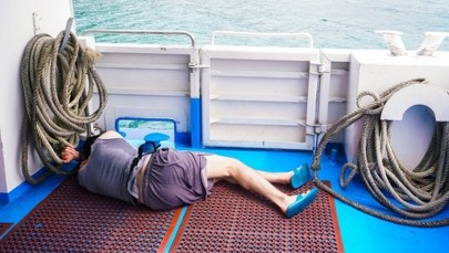 Pijany sternik spał, zamiast sterować promem. To nie był pierwszy taki rejs