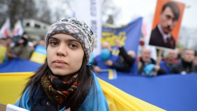 Pikieta przed ambasadą Rosji w Warszawie