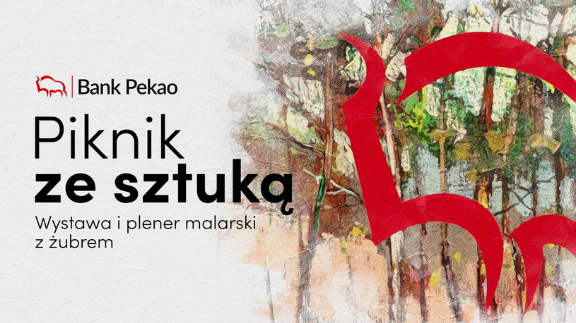 „Piknik ze sztuką. Wystawa i plener malarski z żubrem” to szansa na kontakt z dorobkiem artystycznym znanych polskich twórców /.