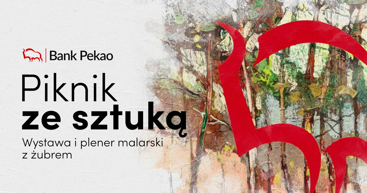 „Piknik ze sztuką. Wystawa i plener malarski z żubrem” to szansa na kontakt z dorobkiem artystycznym znanych polskich twórców /materiały promocyjne