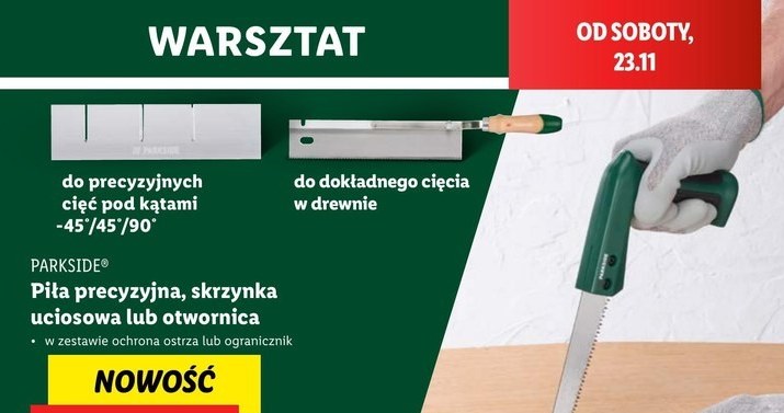 Piła precyzyjna i zestaw do szlifowania ręcznego w Lidlu /Lidl /INTERIA.PL